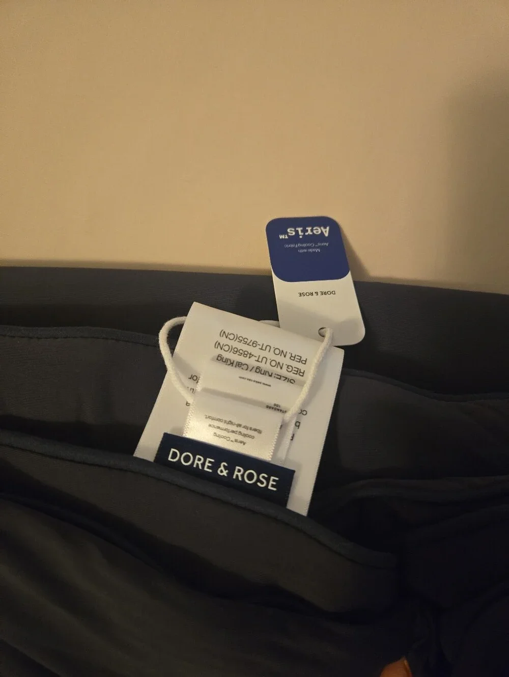 Dore & Rose Aeris Cooling Comforter in Slate Blue - Lightweight Cooling Bedding